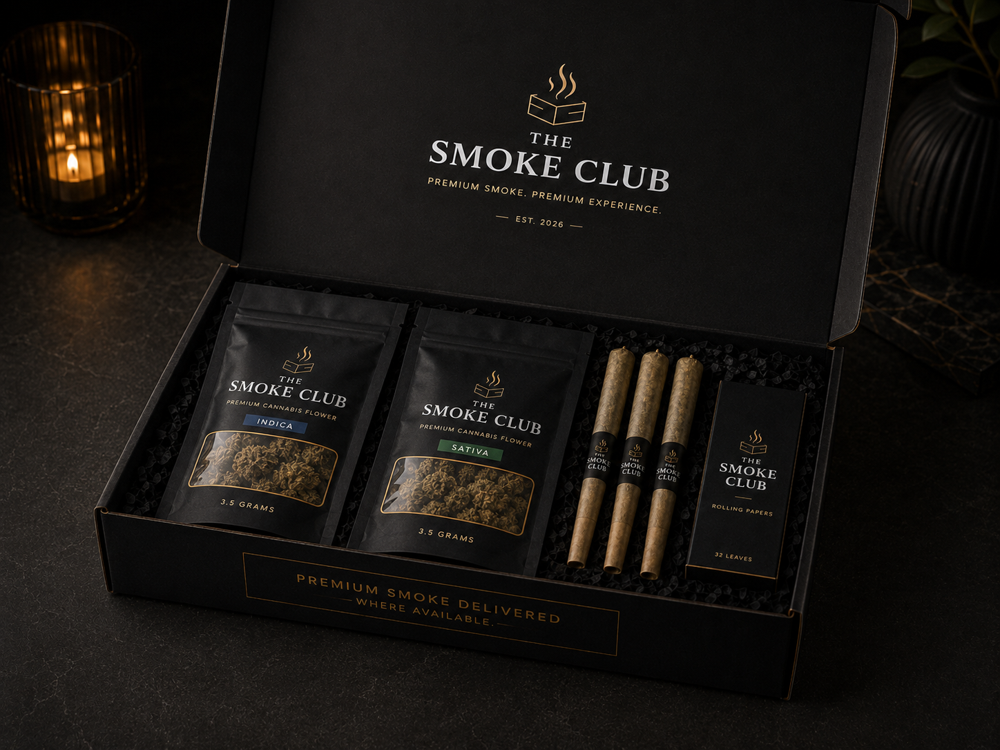 Flower Club — The Smoke Club premium cannabis flower subscription box